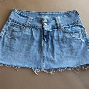Denim Mini Skirt